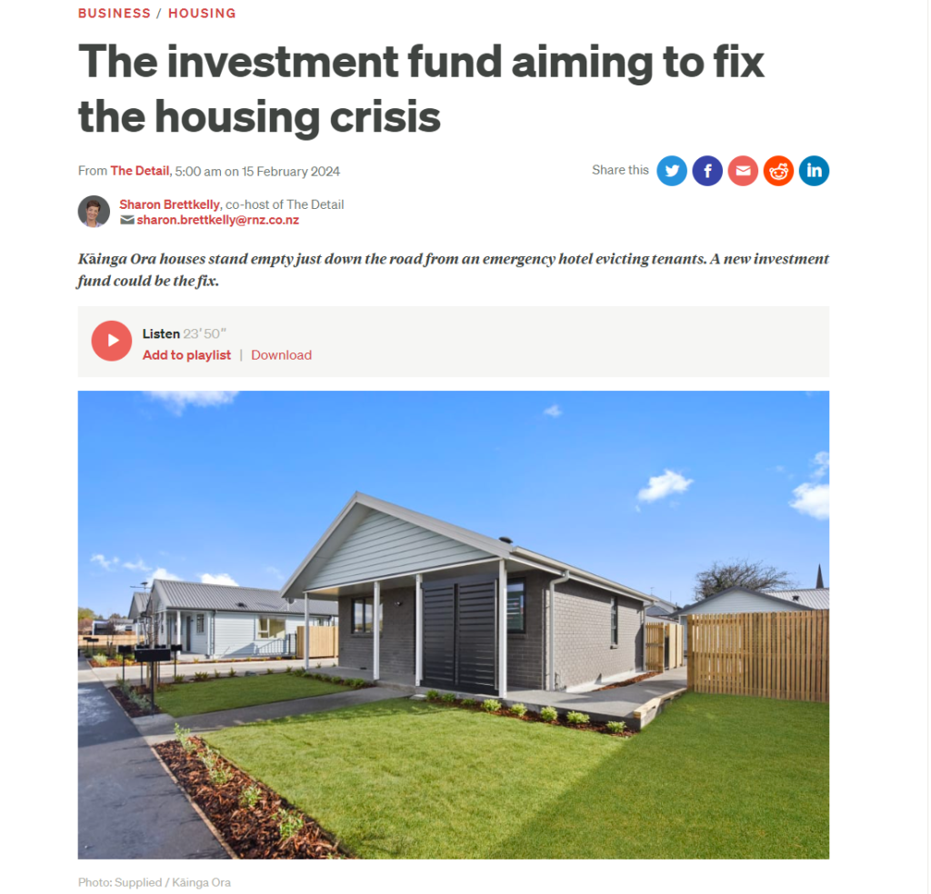 The investment fund aiming to fix the housing crisis